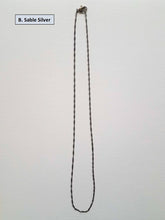 Load image into Gallery viewer, Delicate Sable Silver Chain