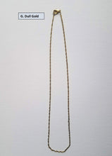 Load image into Gallery viewer, Delicate dull gold chain