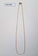 Load image into Gallery viewer, Delicate rose gold chain