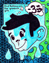 Load image into Gallery viewer, Wookiefoot fan art. An affordable art print. 8.5x11 "And Nothing was the greatest gift."