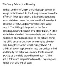 Load image into Gallery viewer, Land of the Free, an inspirational drawing. The story behind the drawing to inspire love for others.